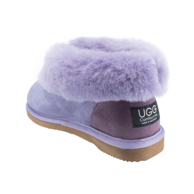 Comfort me UGG Australian Made Classic Slippers are Made with Australian Sheepskin for Men & Women, Lilac Colour 6