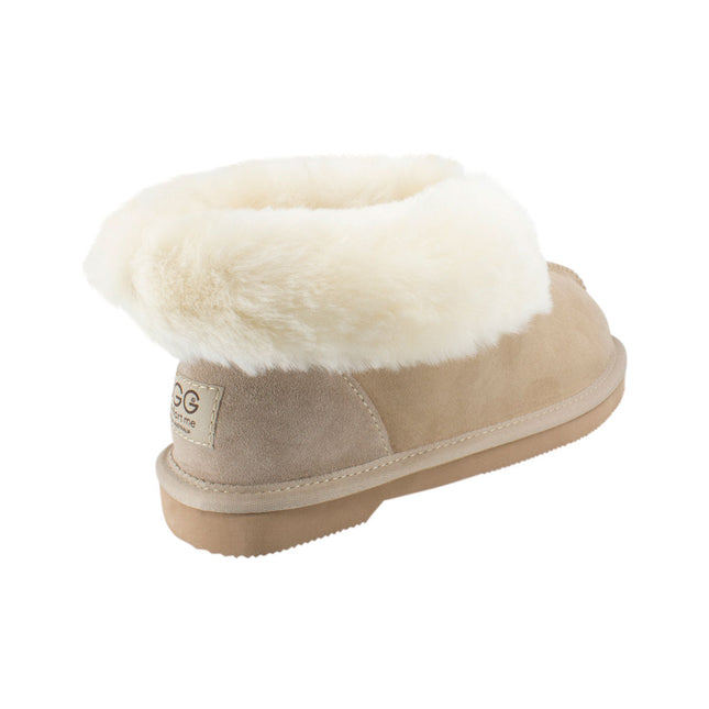 Comfort me UGG Australian Made Classic Slippers are Made with Australian Sheepskin for Men & Women, Sand Colour 4