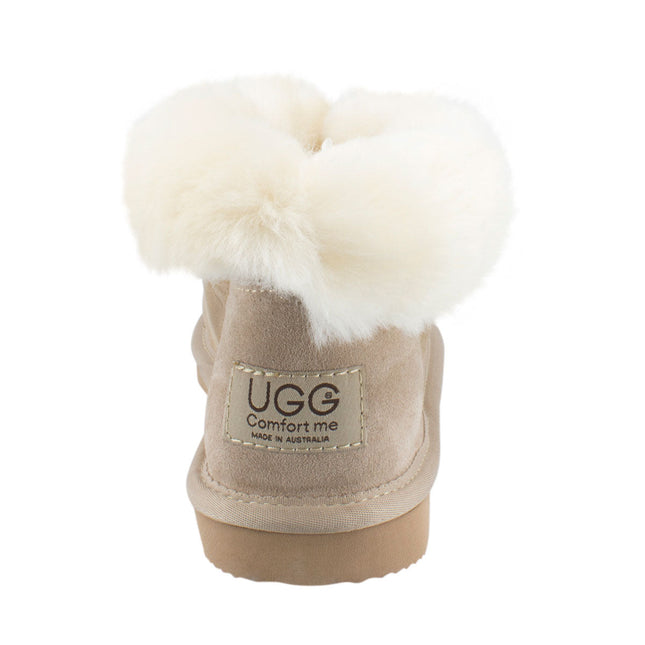 Comfort me UGG Australian Made Classic Slippers are Made with Australian Sheepskin for Men & Women, Sand Colour 5