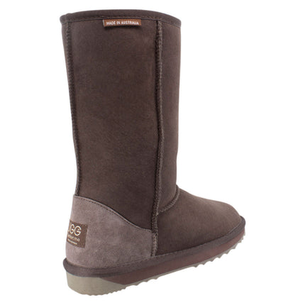 Comfort me UGG Australian Made Baby Gripper Booties are Made with Australian Sheepskin for Babies, Chocolate Colour 4