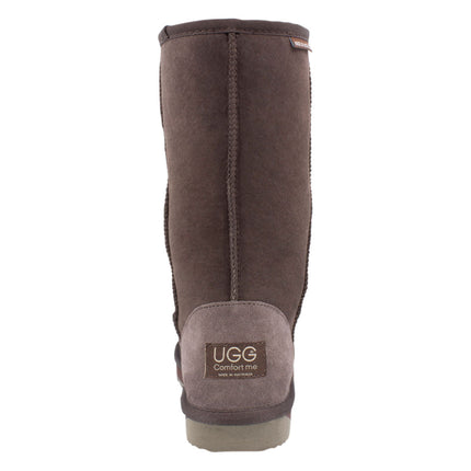 Comfort me UGG Australian Made Baby Gripper Booties are Made with Australian Sheepskin for Babies, Chocolate Colour 5