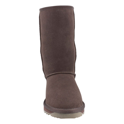 Comfort me UGG Australian Made Baby Gripper Booties are Made with Australian Sheepskin for Babies, Chocolate Colour 9