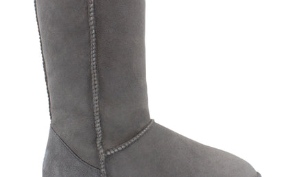Comfort me UGG Australian Made Baby Gripper Booties are Made with Australian Sheepskin for Babies, Grey Colour 1