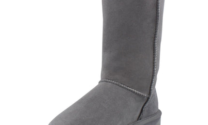 Comfort me UGG Australian Made Baby Gripper Booties are Made with Australian Sheepskin for Babies, Grey Colour 8