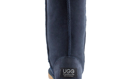 Comfort me UGG Australian Made Tall Classic Boots are Made with Australian Sheepskin for Men & Women, Navy Colour 3