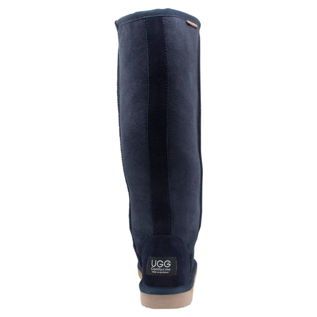 Comfort me UGG Australian Made  Knee High Classic Fashion Boots are Made with Australian Sheepskin for Women, Navy Colour 3