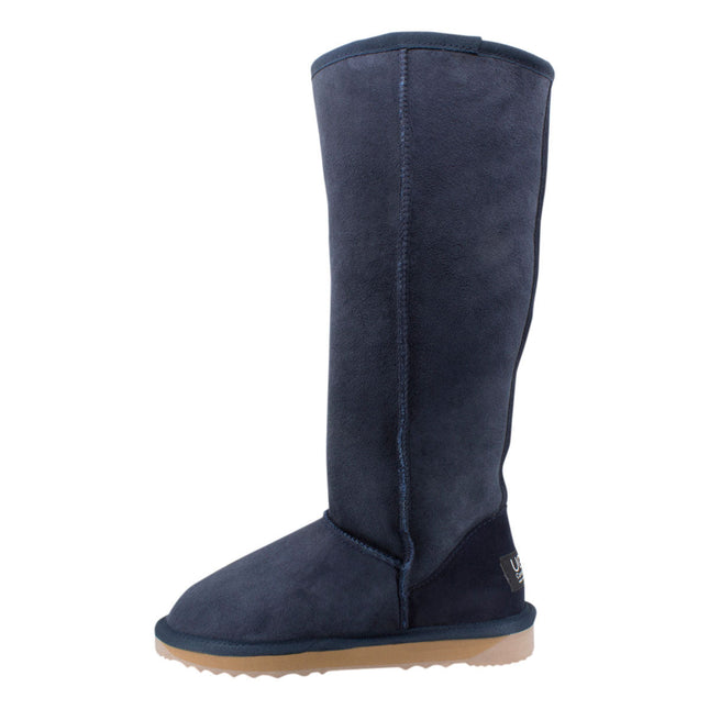 Comfort me UGG Australian Made  Knee High Classic Fashion Boots are Made with Australian Sheepskin for Women, Navy Colour 5