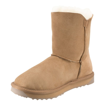 Comfort me UGG Australian Made Mid Button Boots are Made with Australian Sheepskin for Men & Women, Chestnut Colour 8