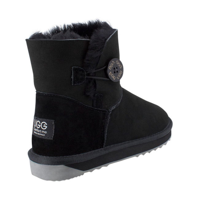 Ugg Platinum Mini Bailey Button Boot - Australian Made Short Boots