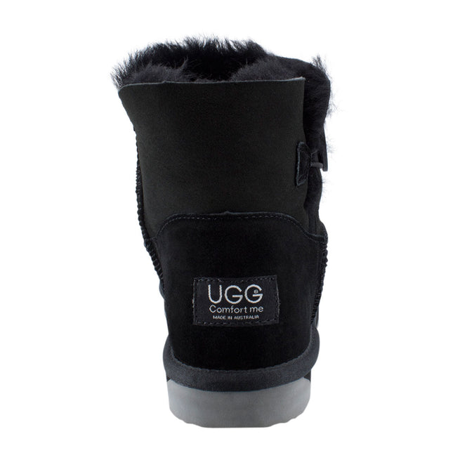 Ugg Platinum Mini Bailey Button Boot - Australian Made Short Boots