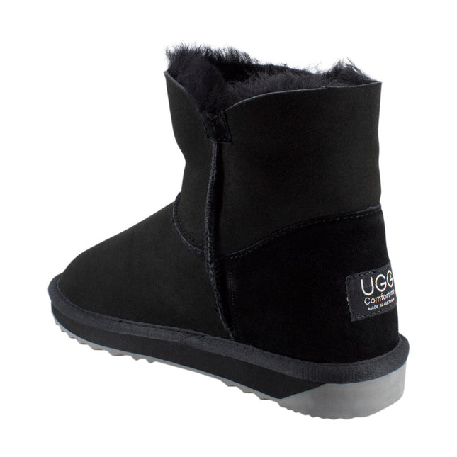 Ugg Platinum Mini Bailey Button Boot - Australian Made Short Boots