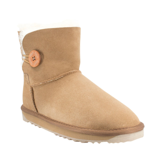 Ugg Platinum Mini Bailey Button Boot - Australian Made Short Boots