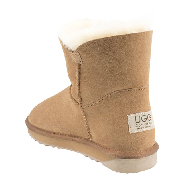 Ugg Platinum Mini Bailey Button Boot - Australian Made Short Boots