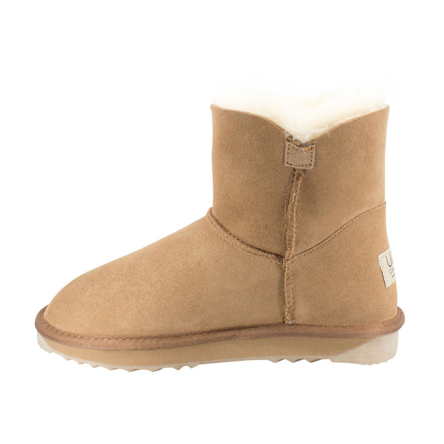 Ugg Platinum Mini Bailey Button Boot - Australian Made Short Boots