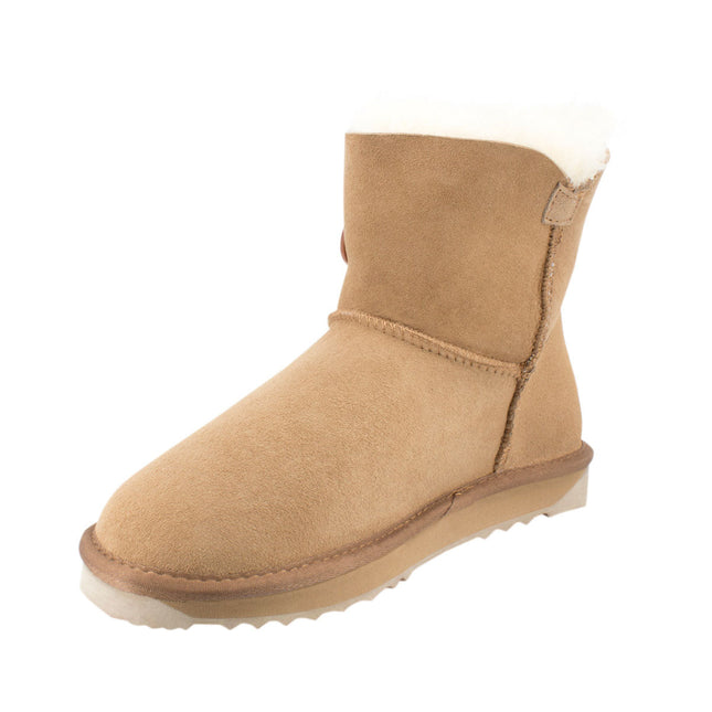 Ugg Platinum Mini Bailey Button Boot - Australian Made Short Boots