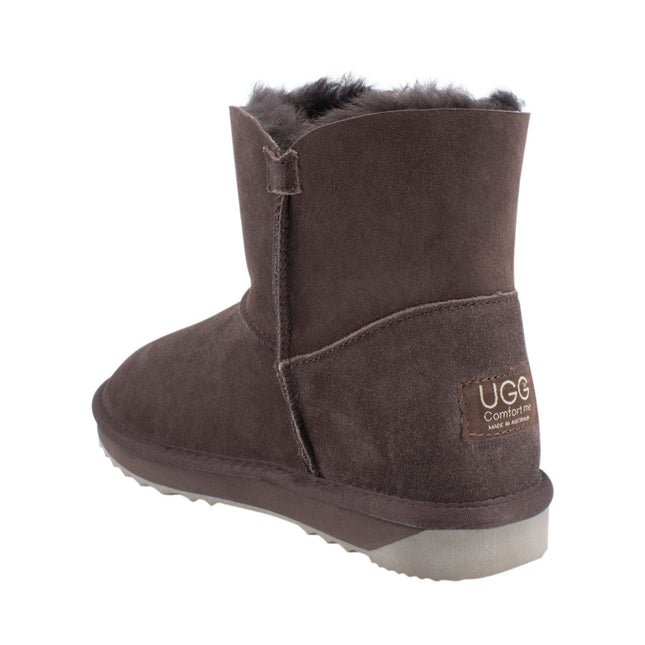 Ugg Platinum Mini Bailey Button Boot - Australian Made Short Boots