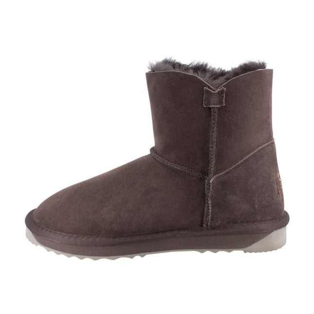 Ugg Platinum Mini Bailey Button Boot - Australian Made Short Boots