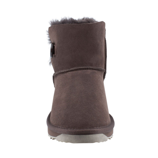 Ugg Platinum Mini Bailey Button Boot - Australian Made Short Boots