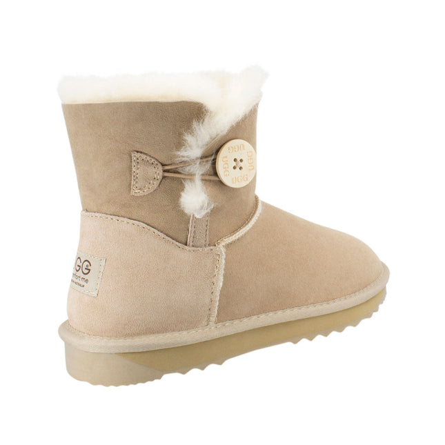 Ugg Platinum Mini Bailey Button Boot - Australian Made Clearance Colours Short Boots