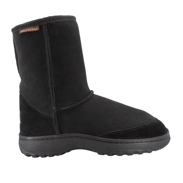 Comfort me UGG Australian Made Terrain Outdoor Boots are Made with Australian Sheepskin for Men & Women, Black Colour 1