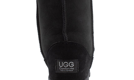 Comfort me UGG Australian Made Terrain Outdoor Boots are Made with Australian Sheepskin for Men & Women, Black Colour 4