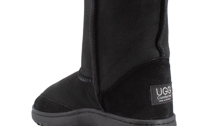 Comfort me UGG Australian Made Terrain Outdoor Boots are Made with Australian Sheepskin for Men & Women, Black Colour 5