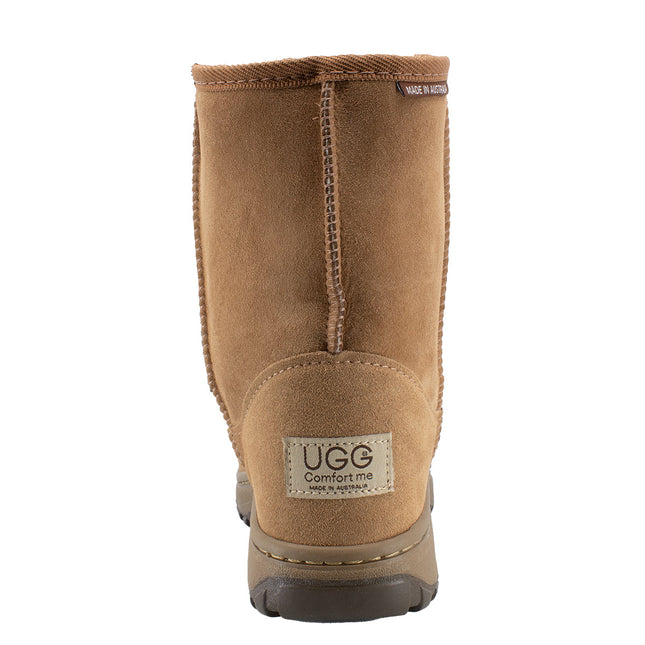 Comfort me UGG Australian Made Terrain Outdoor Boots are Made with Australian Sheepskin for Men & Women, Chestnut Colour 4