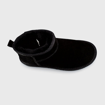 UGG Roughland® Water-Resistant Leather Suede Sheepskin Wool Ultra Mini Boots