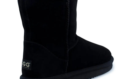 UGG Roughland® Classic Leather Suede Wool Short Boots