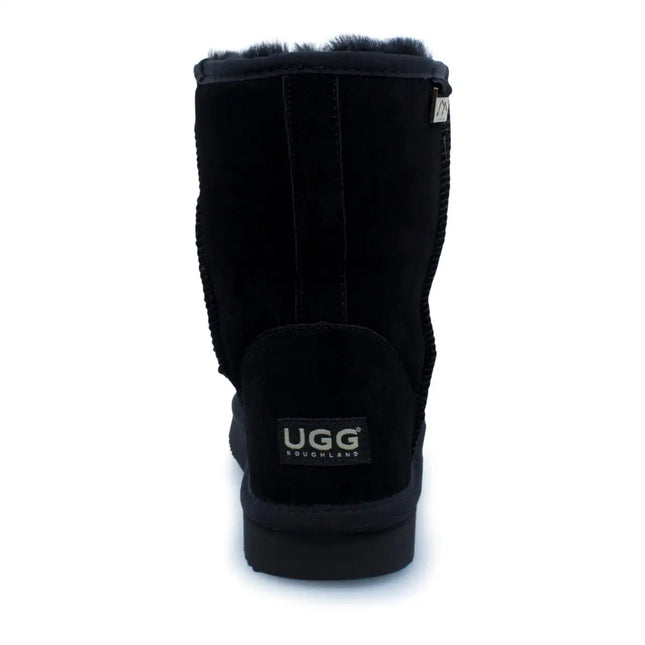 UGG Roughland® Classic Leather Suede Wool Short Boots