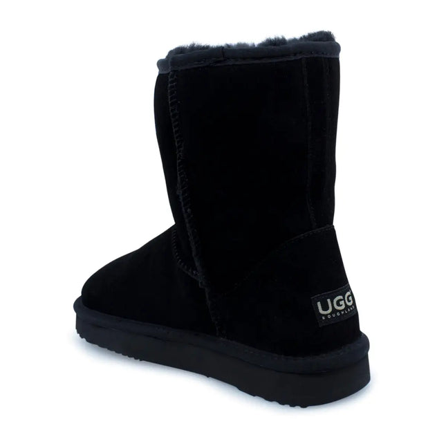 UGG Roughland® Classic Leather Suede Wool Short Boots