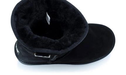 UGG Roughland® Classic Leather Suede Wool Short Boots