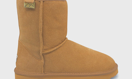 UGG Roughland® Water-Resistant Leather Suede Sheepskin Wool Classic Short Boots
