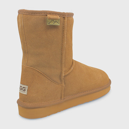 UGG Roughland® Water-Resistant Leather Suede Sheepskin Wool Classic Short Boots