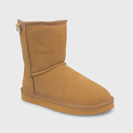 UGG Roughland® Water-Resistant Leather Suede Sheepskin Wool Classic Short Boots