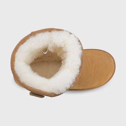 UGG Roughland® Water-Resistant Leather Suede Sheepskin Wool Classic Short Boots
