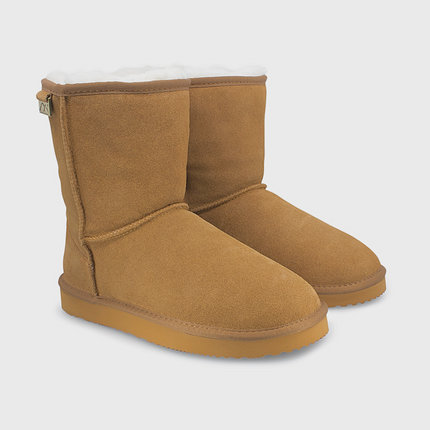 UGG Roughland® Water-Resistant Leather Suede Sheepskin Wool Classic Short Boots