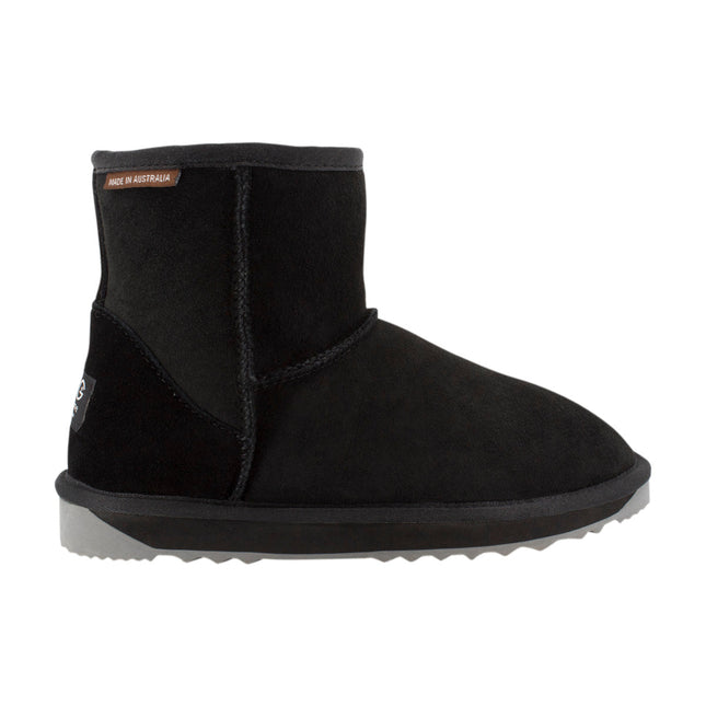 Comfort me UGG Australian Made Mini Classic Boots are Made with Australian Sheepskin for Men & Women, Black Colour -1