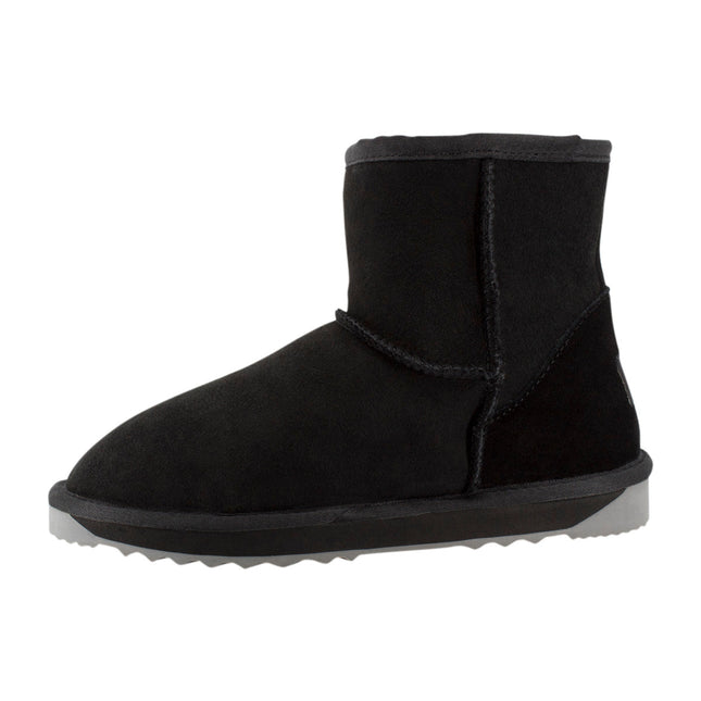 Comfort me UGG Australian Made Mini Classic Boots are Made with Australian Sheepskin for Men & Women, Black Colour -5