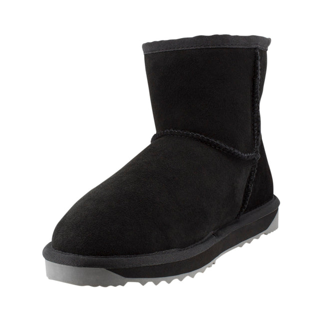 Comfort me UGG Australian Made Mini Classic Boots are Made with Australian Sheepskin for Men & Women, Black Colour -6