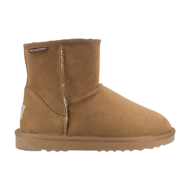 Comfort me UGG Australian Made Mini Classic Boots are Made with Australian Sheepskin for Men & Women, Chestnut Colour -1