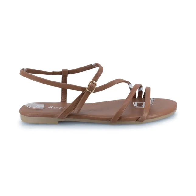 Sash Flat Strappy Sandal Brown / Au Women 5 Eu 36 Uk 3 Shoes