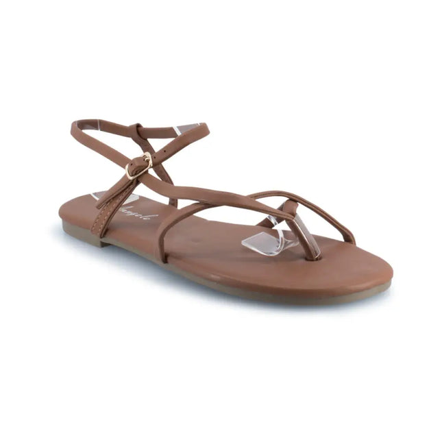 Sun Flat Strappy Thong Sandal Shoes