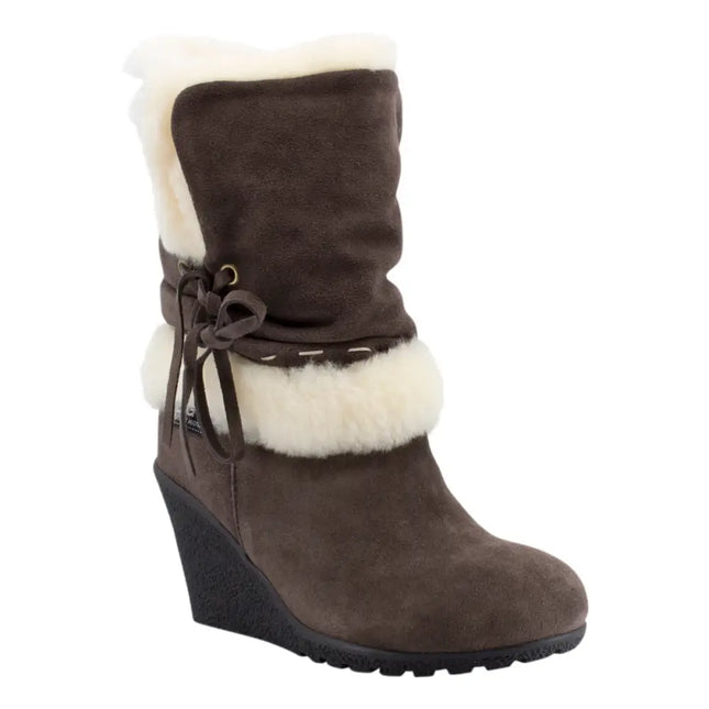 High Wedge Ugg Boots Inc. Protector Chocolate / Au/Us Women 4 Short Boots