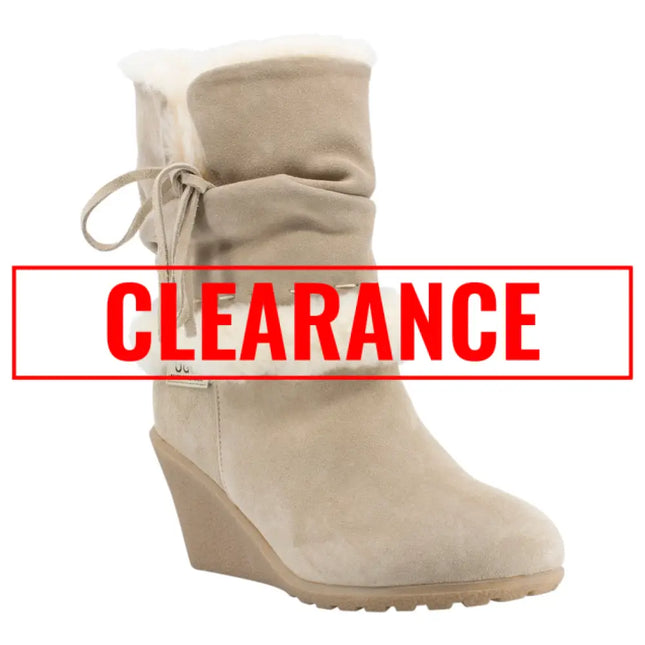 High Wedge Ugg Boots Inc. Protector Sand / Au/Us Women 4 Short Boots