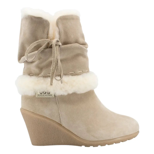 High Wedge Ugg Boots Inc. Protector Short Boots