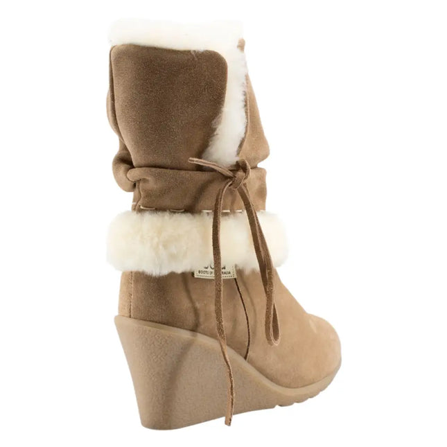 High Wedge Ugg Boots Inc. Protector Short Boots