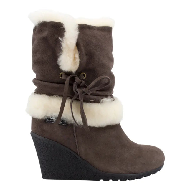 High Wedge Ugg Boots Inc. Protector Short Boots