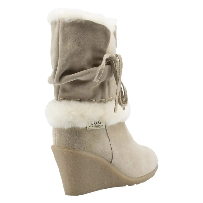 High Wedge Ugg Boots Inc. Protector Short Boots