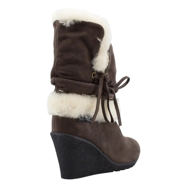 High Wedge Ugg Boots Inc. Protector Short Boots